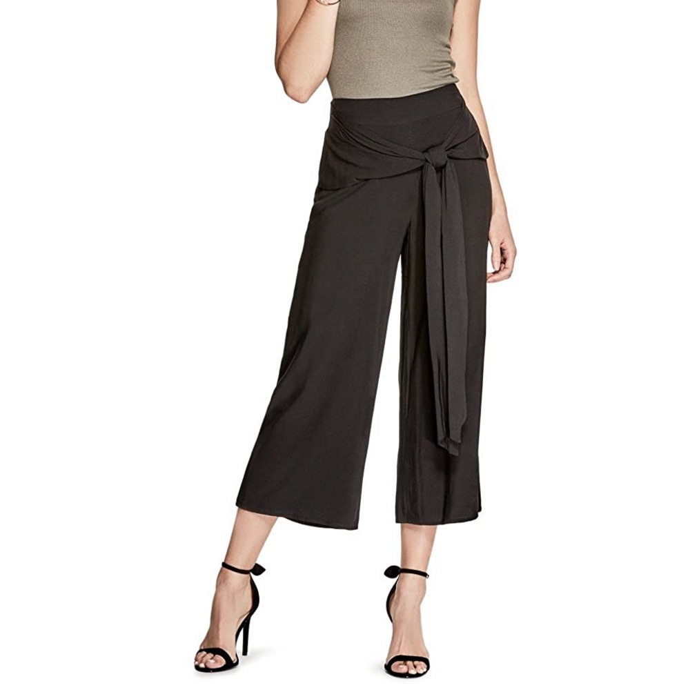 GUESS Black Wide leg Pants Size 4
